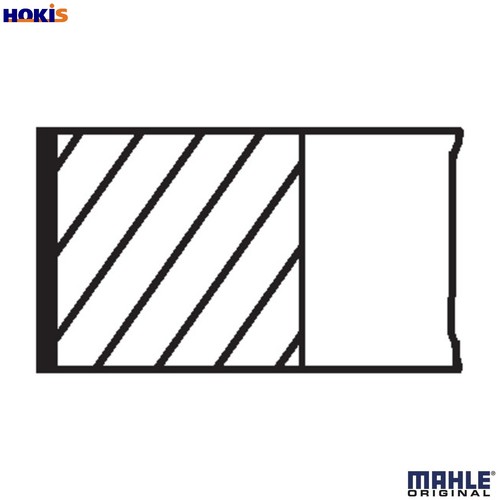 Piston ring kit 083 n0 - 31,